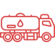 white truck fleet icon